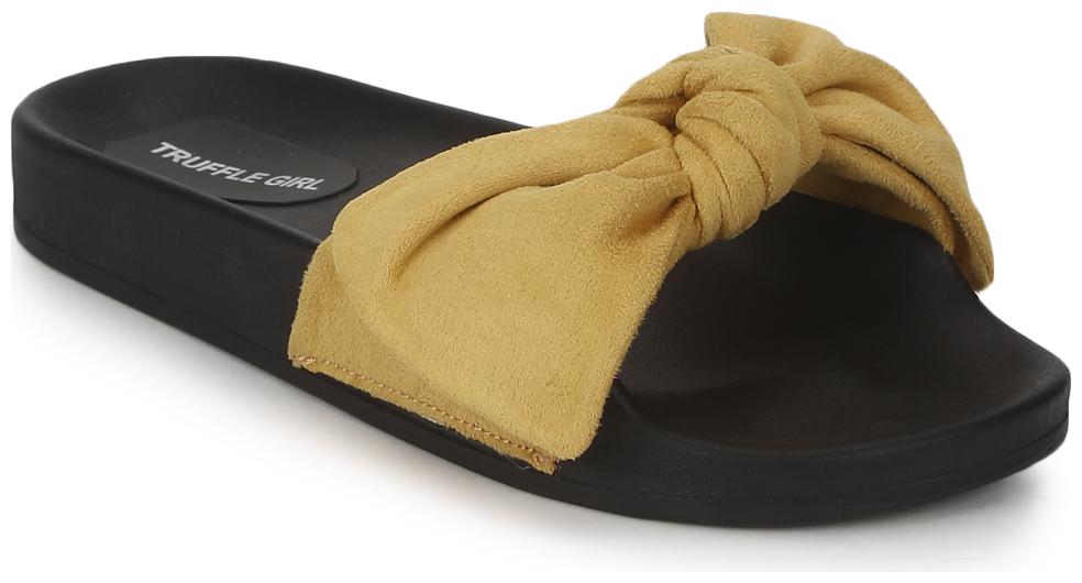 

Truffle Collection Mustard Micro Bow Slides