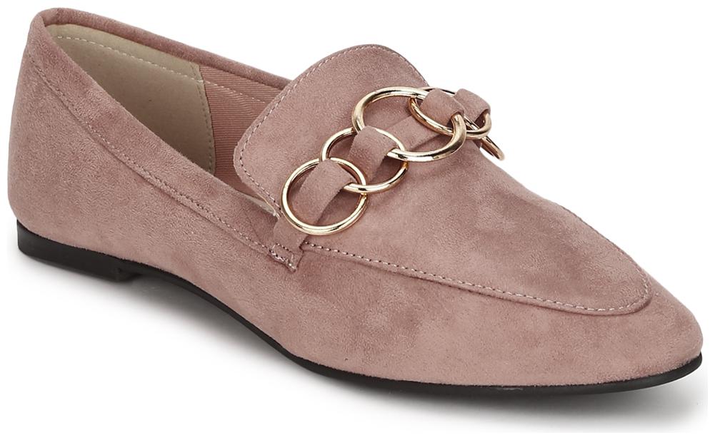 

Truffle Collection Pink Micro Golden Chain Loafer