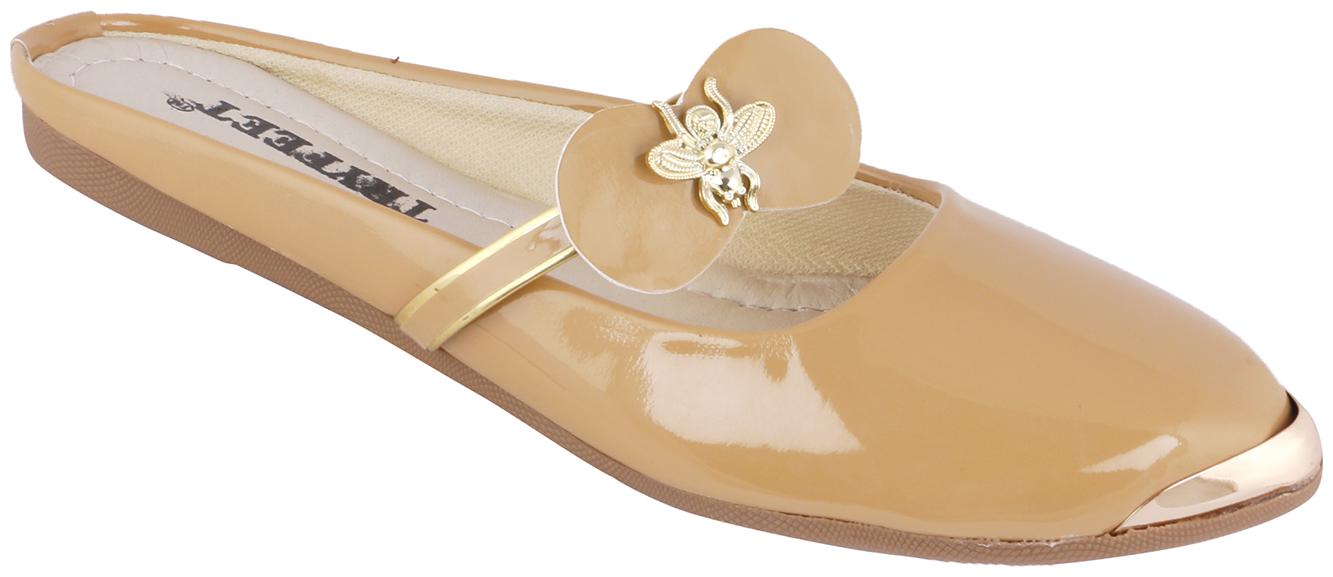 

Tryfeet Women Beige Mules