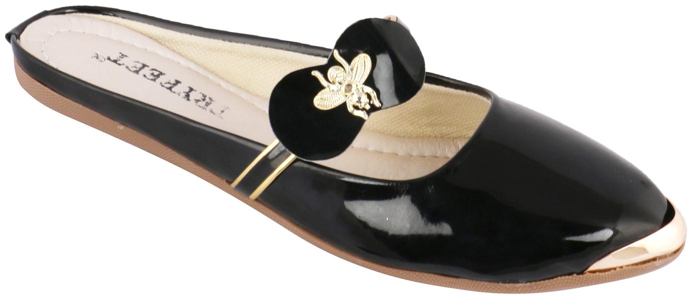 

Tryfeet Women Black Mules