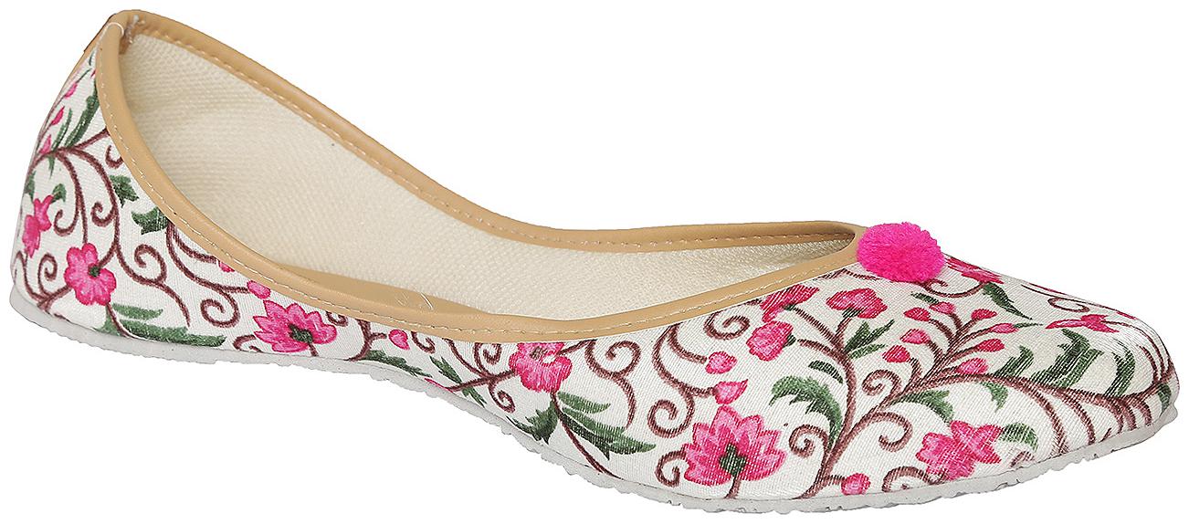 

Tryfeet Women Pink Mojaris