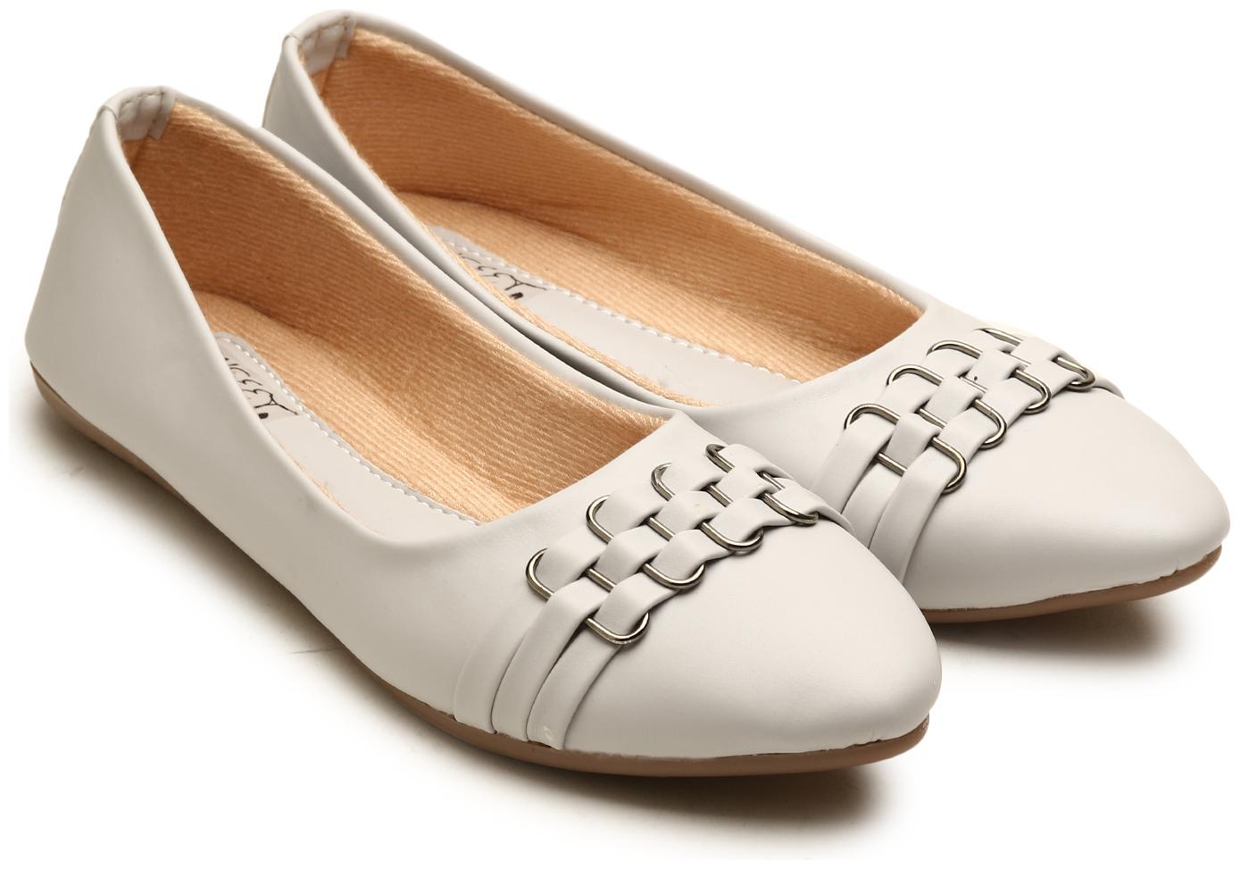 

tryfeet Women s Grey Pointed Bellies