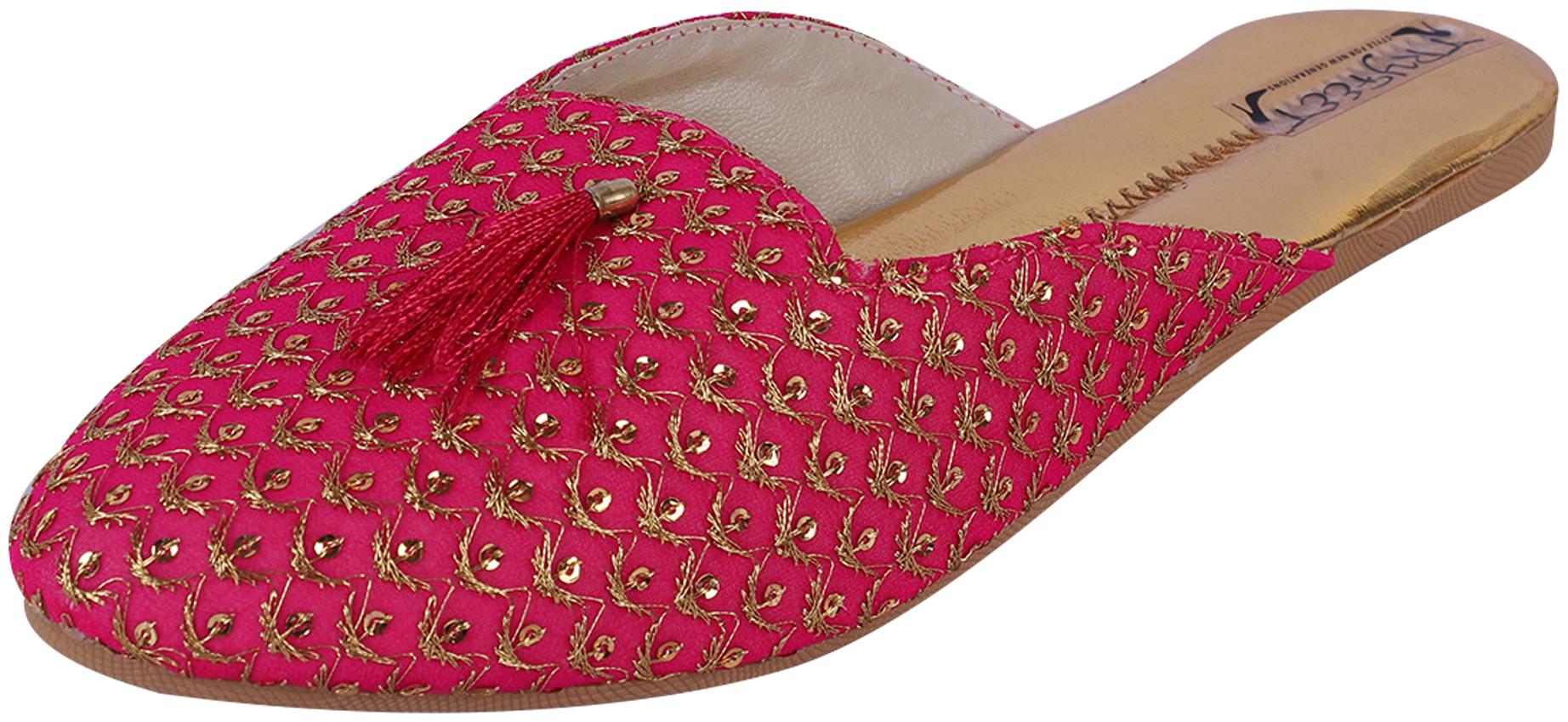 

Tryfeet Women Pink Mules