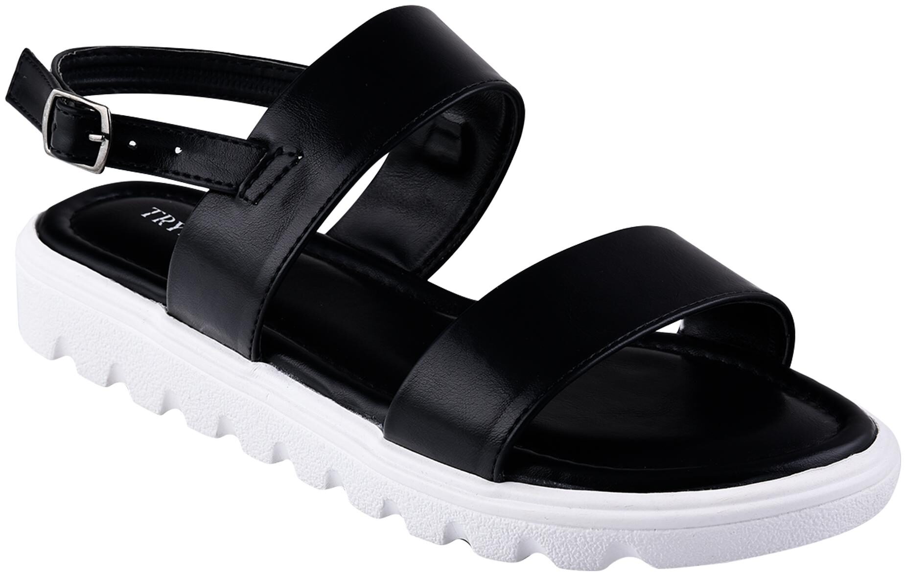 

Tryfeet Women Black Sandals