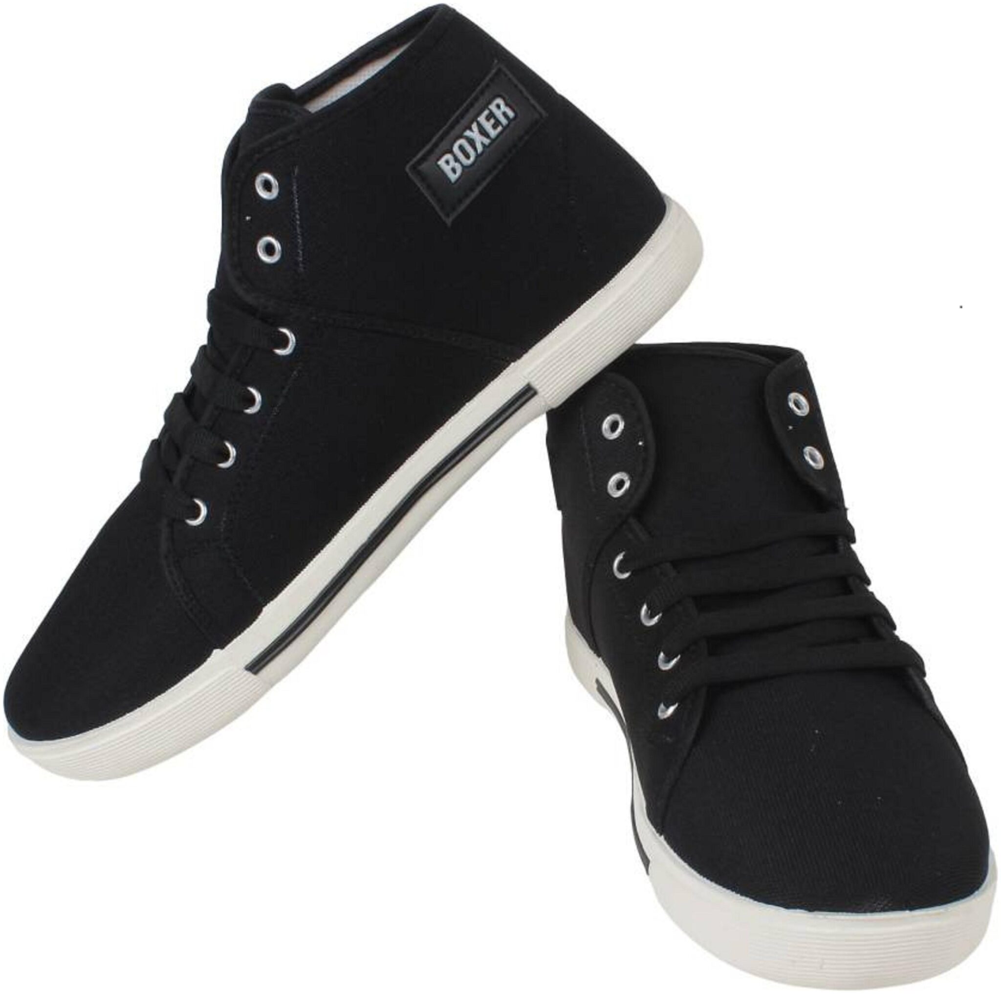 

Tryviz Men Black Sneakers