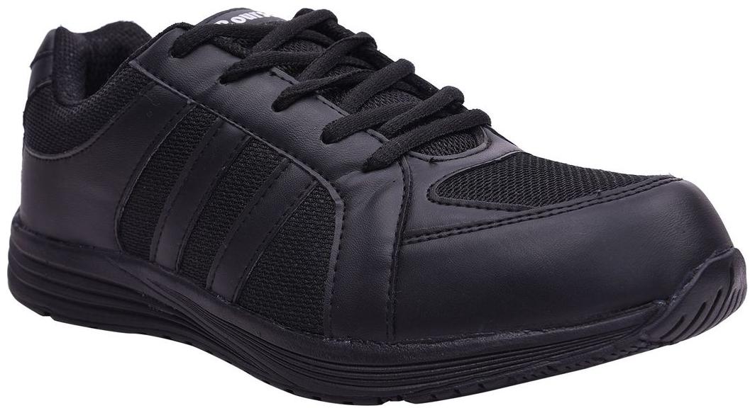 

Twin unisex school uniform shoes TYH-86041 black sneakers