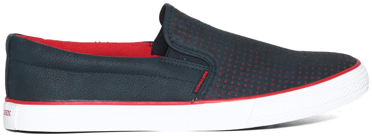 

U S Polo Assn Contrast Sole Perforated Slip On Shoes