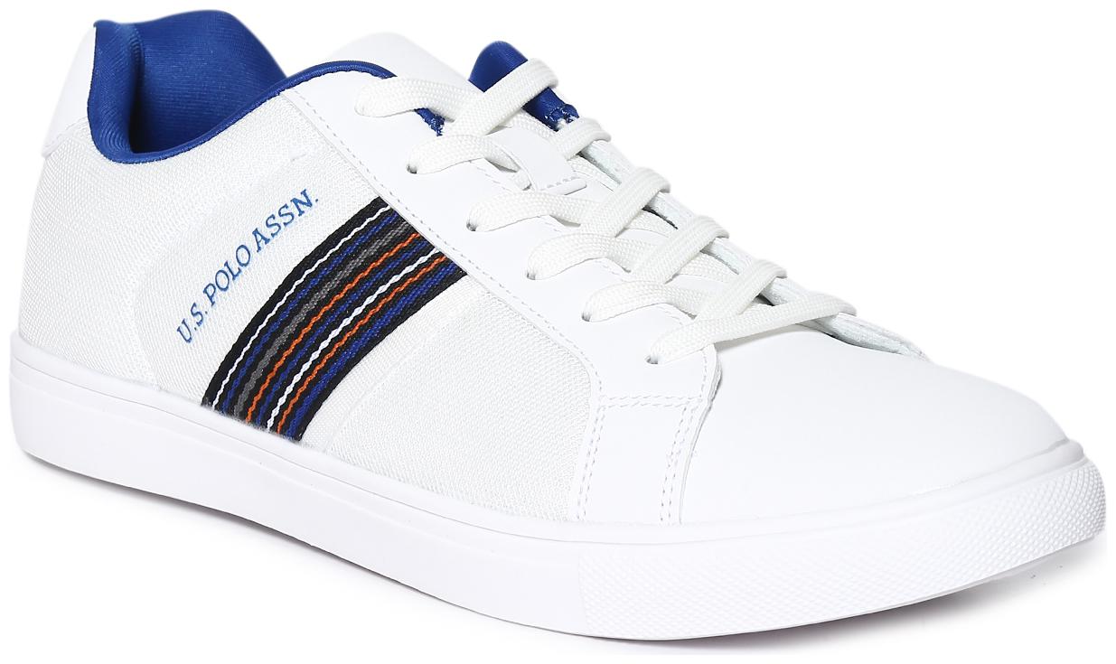 

U S Polo Assn Men White Sneakers