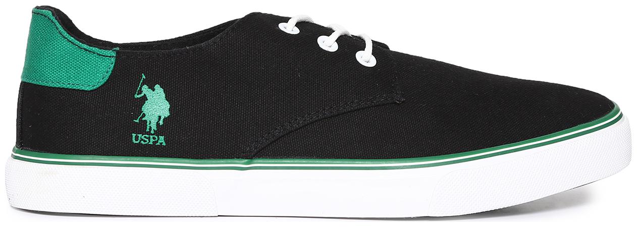 

U S Polo Assn Men Black Classic Sneakers - Njzfh70ykt0