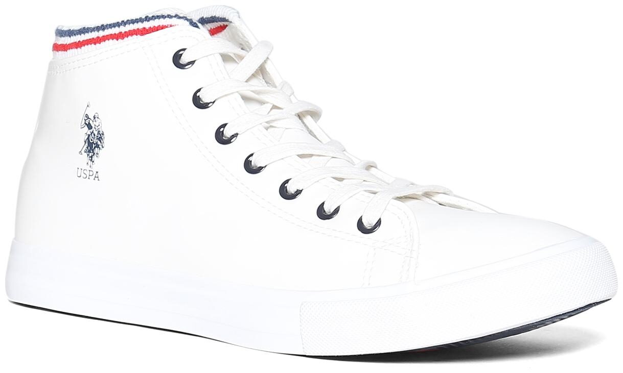 

U S Polo Assn Men White Sneakers