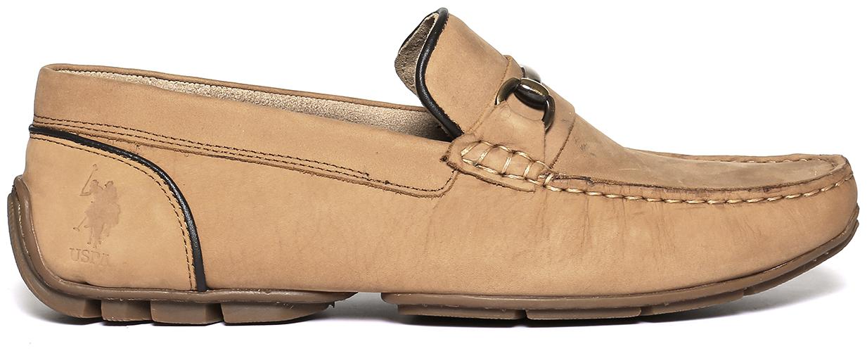 

U S Polo Assn Men Brown Loafers - NTP8Y4OML8A