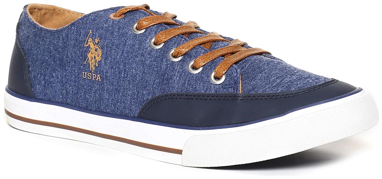 

U S Polo Assn Men Blue Sneakers