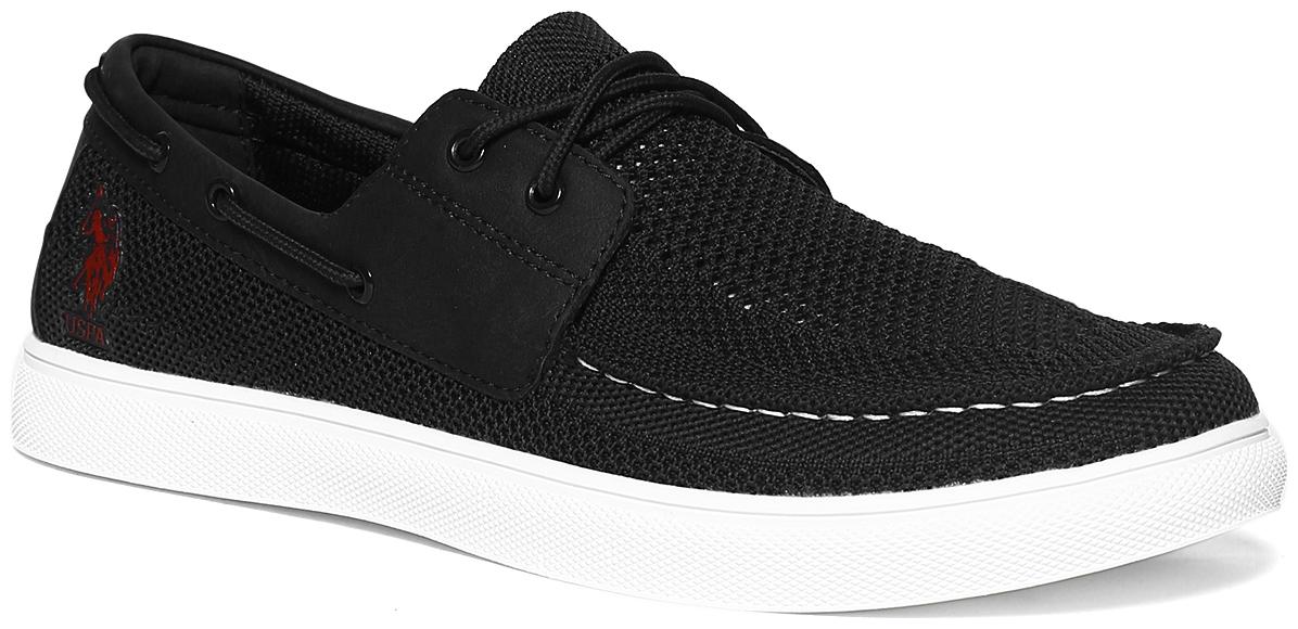 

U S Polo Assn Men Black Casual Shoes - 2531942605