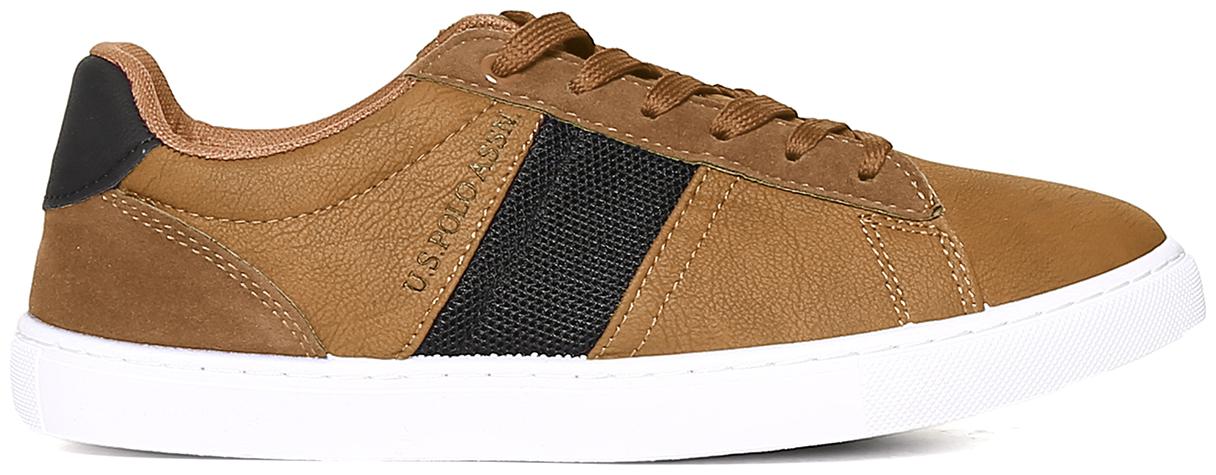 

U S Polo Assn Men Brown Sneakers