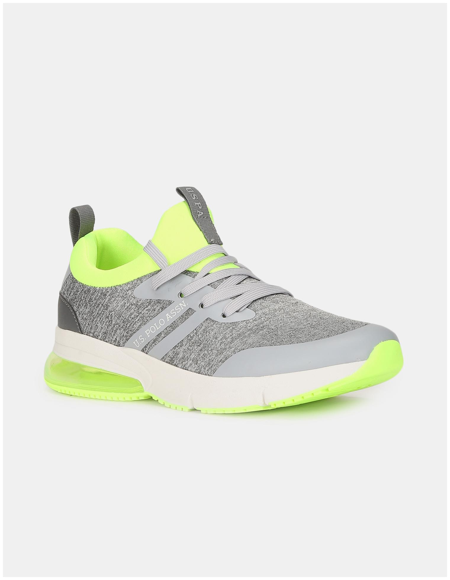 

U S Polo Assn Men Grey Athleisure Sneakers - 2532001607