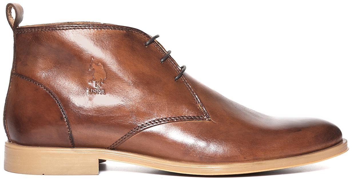 

U S Polo Assn Men Brown Chukka Boots - 7DWUY1PSGSY