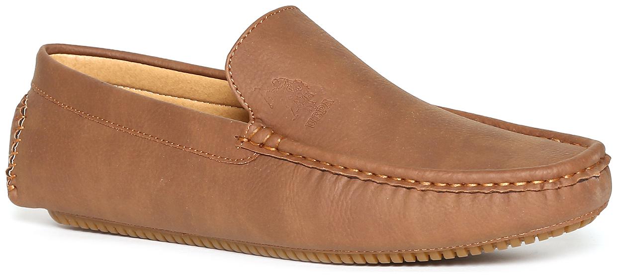

U S Polo Assn Men Brown Loafers - 2531942519