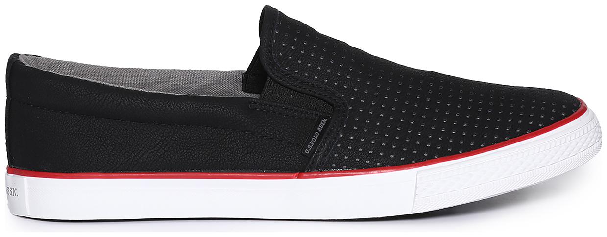 

U S Polo Assn Contrast Sole Perforated Slip On Shoes