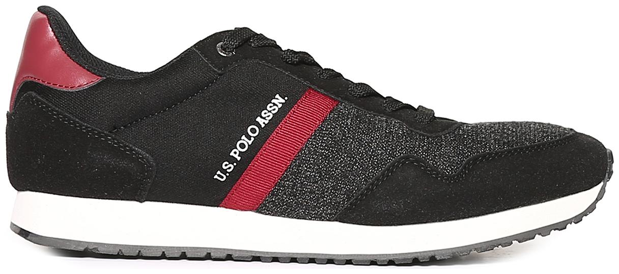 

U S Polo Assn Men Black Sneakers