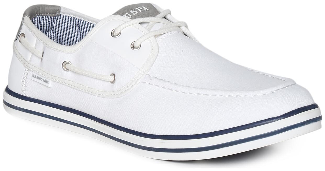 

U S Polo Assn Men White Casual Shoes