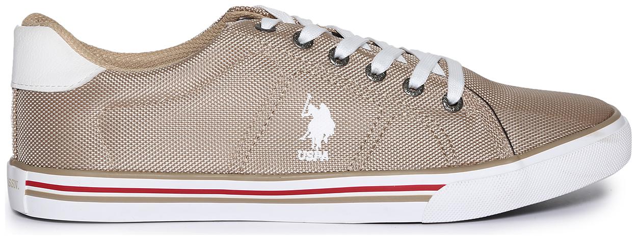 

U S Polo Assn Men Beige Sneakers