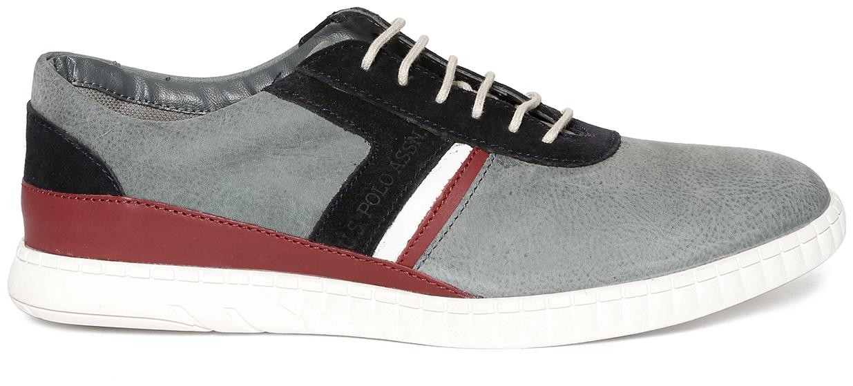 

U S Polo Assn Men Grey Classic Sneakers - Qis5qg1d8n1