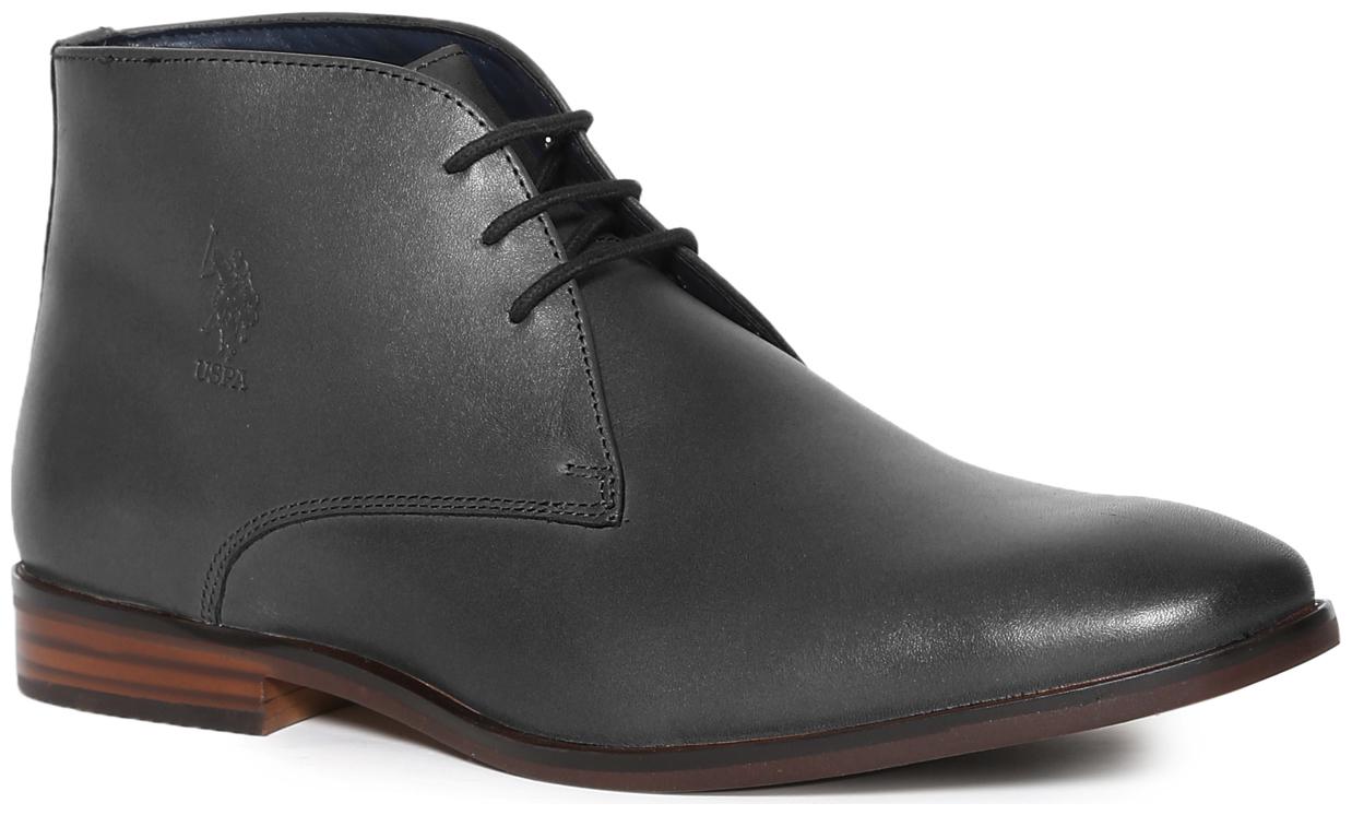 

U S Polo Assn Men Black Chukka Boots - 2531940205