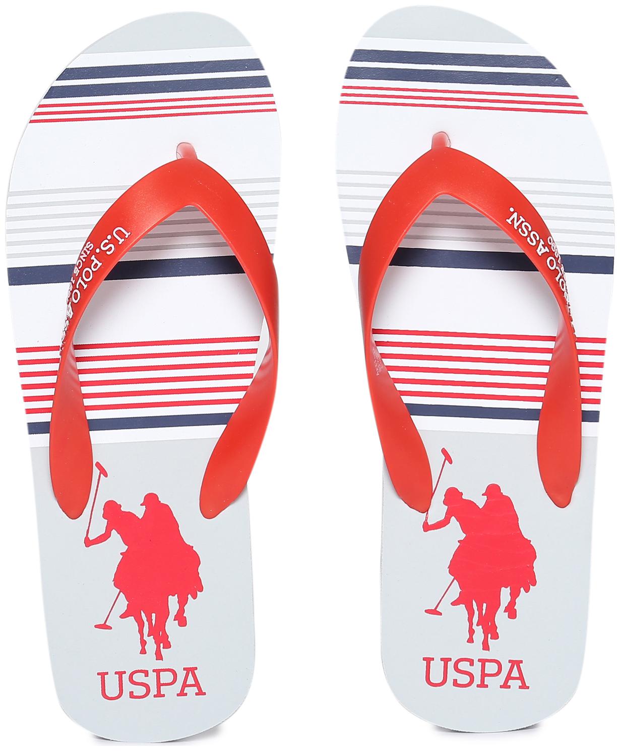 

U S Polo Assn Men Red Flip-Flops - 1 Pair