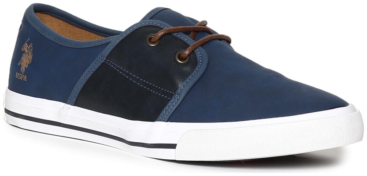 

U S Polo Assn Men Blue Sneakers