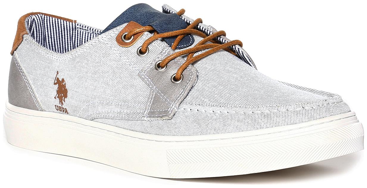 

U S Polo Assn Men Grey Sneakers