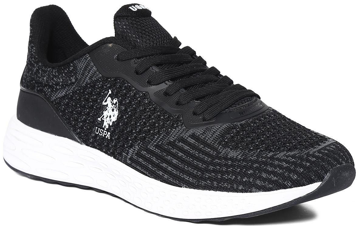

U S Polo Assn Men Running Shoes ( Black )