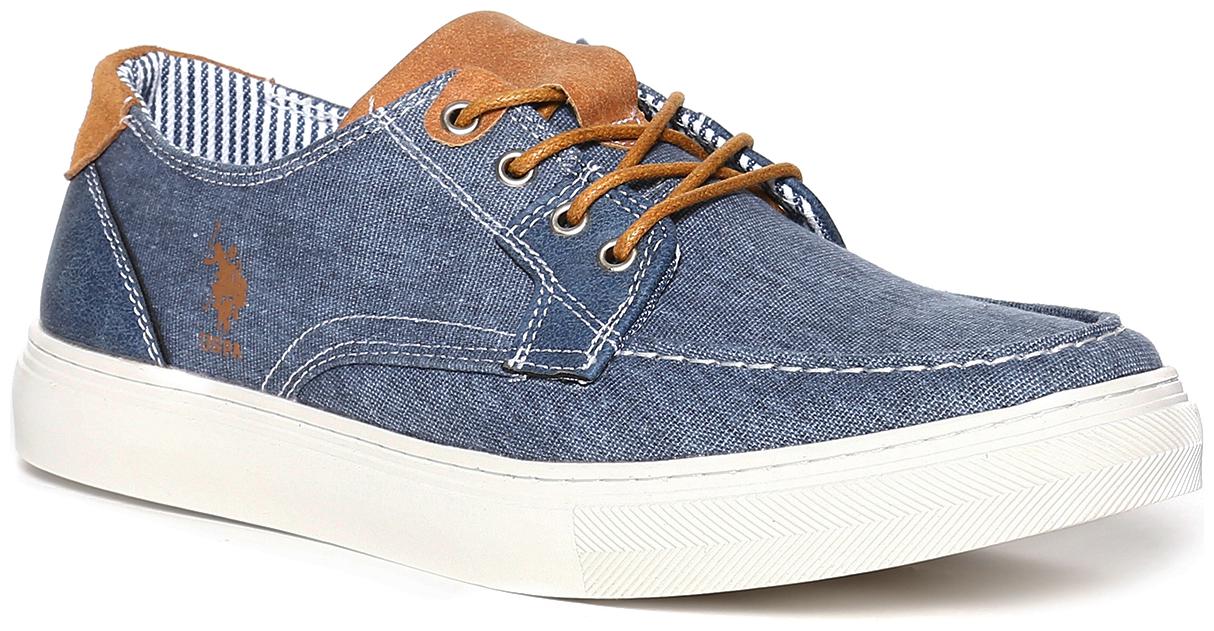 

U S Polo Assn Men Blue Sneakers