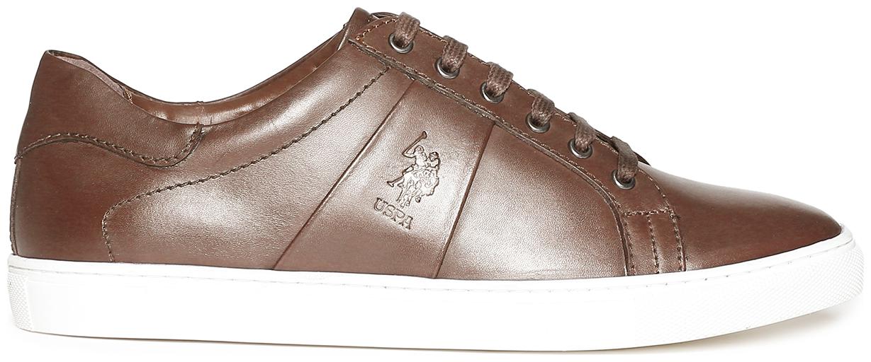 

U S Polo Assn Men Brown Sneakers