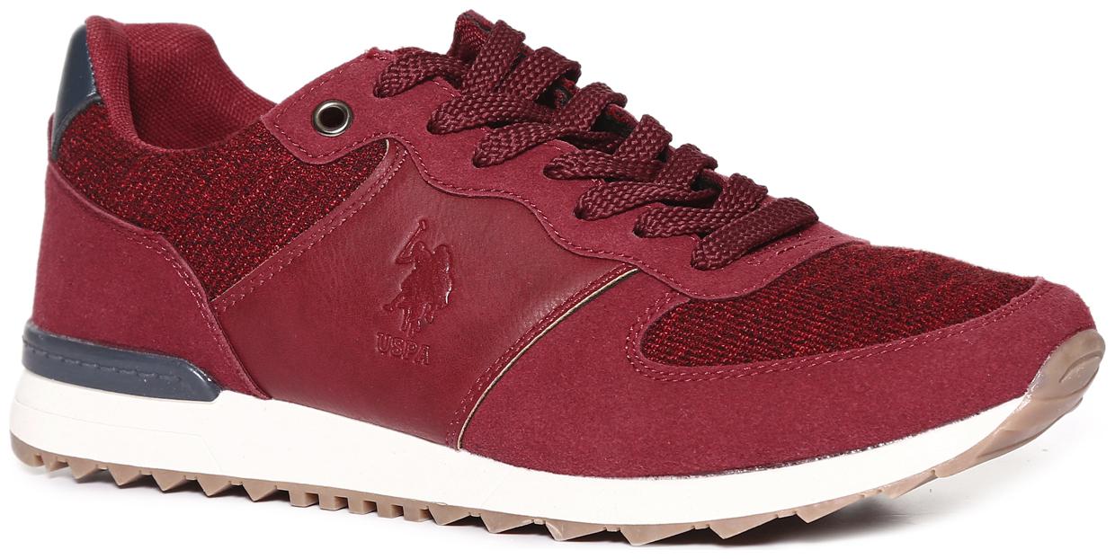 

U S Polo Assn Men Running Shoes ( Red )