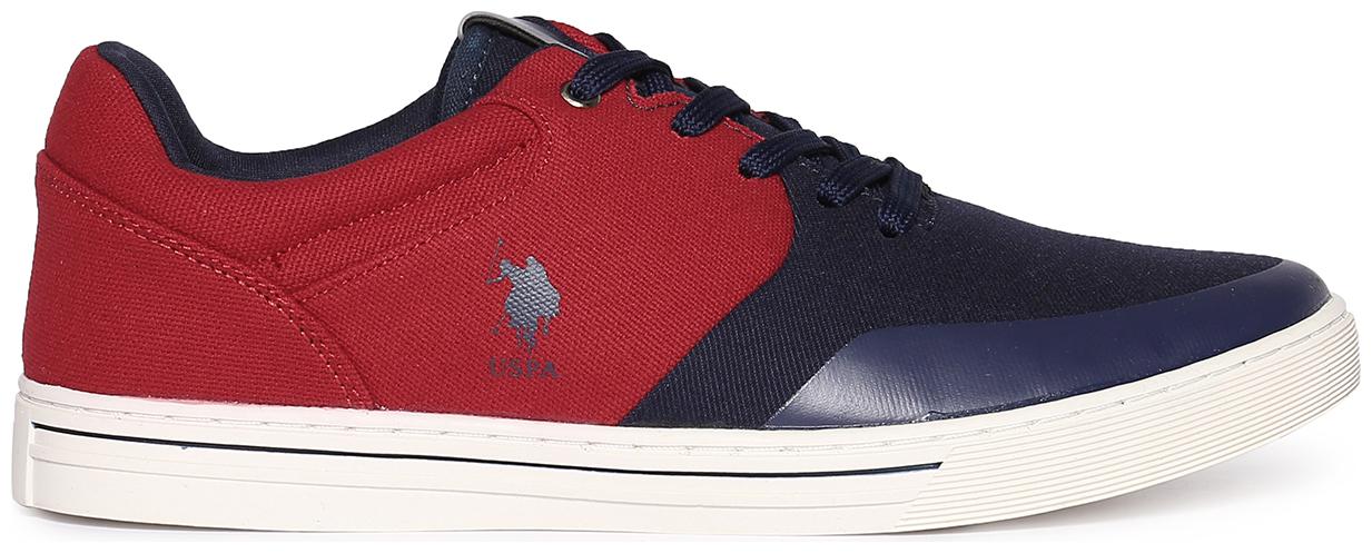 

U S Polo Assn Men Red Sneakers