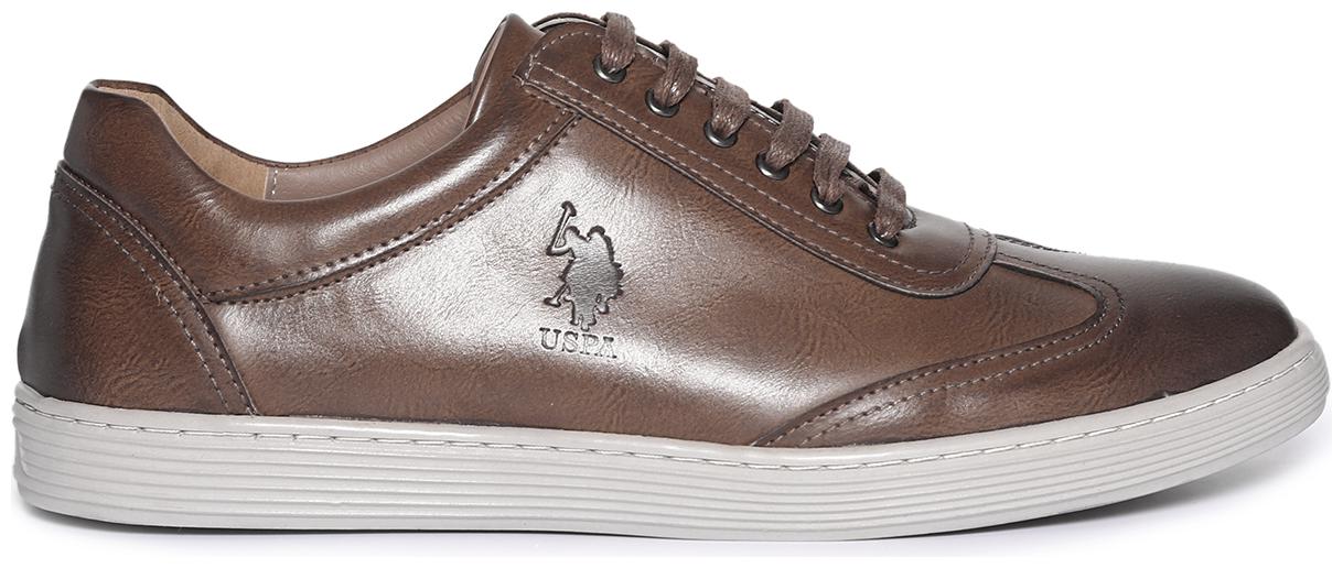 

U S Polo Assn Men Brown Sneakers