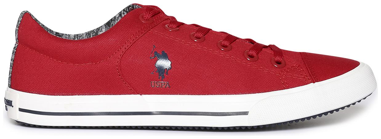 

U S Polo Assn Men Red Sneakers