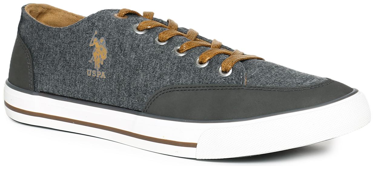 

U S Polo Assn Men Grey Sneakers