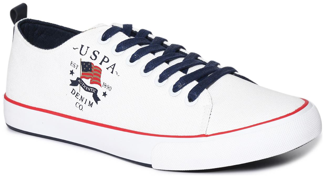 

U S Polo Assn Men White Sneakers