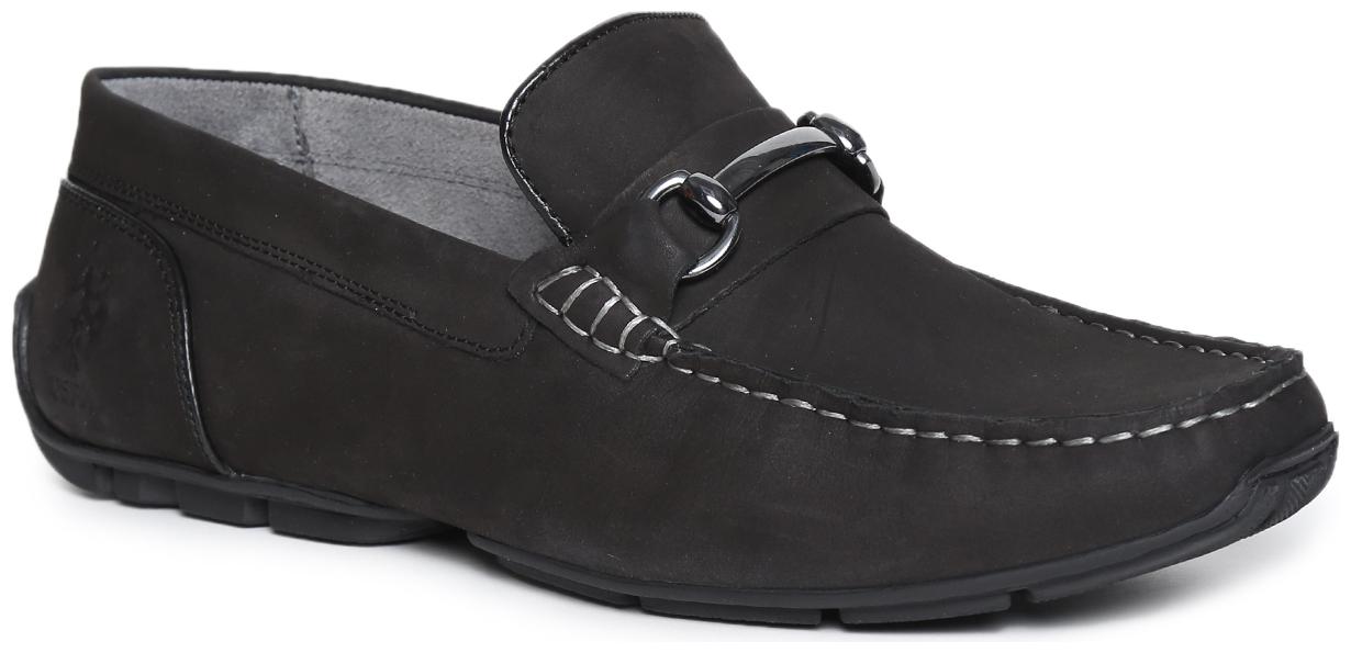 

U S Polo Assn Men Black Loafers - 2531904605