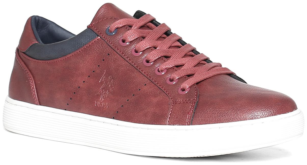 

U S Polo Assn Men Red Sneakers