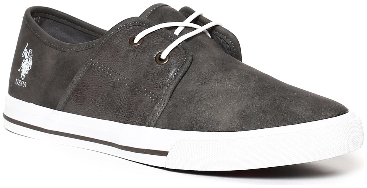 

U S Polo Assn Men Grey Sneakers
