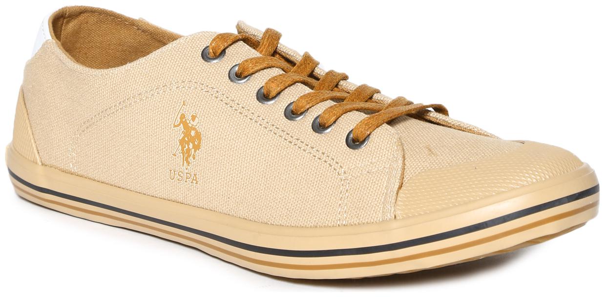 

U S Polo Assn Men Beige Sneakers