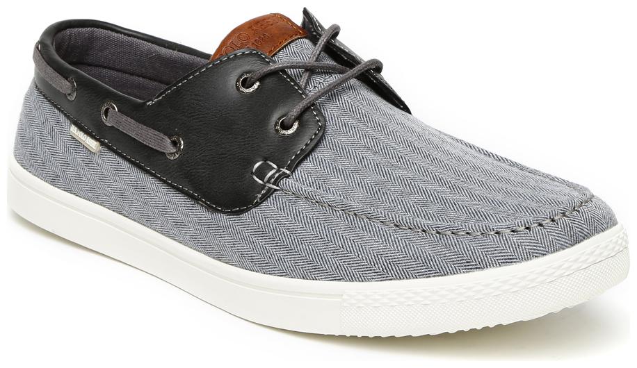 

U S Polo Assn Unisex Grey Black Sneakers