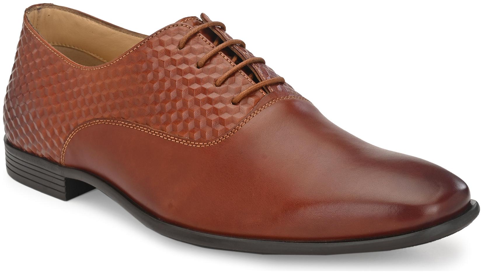 

UNDERROUTE Men Tan Oxford Formal Shoes - 23021