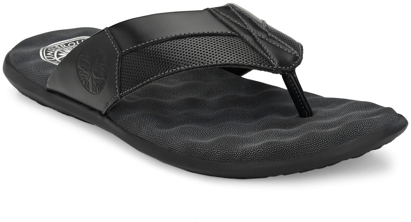 

UNDERROUTE Men Black Indoor Slippers - 1 Pair