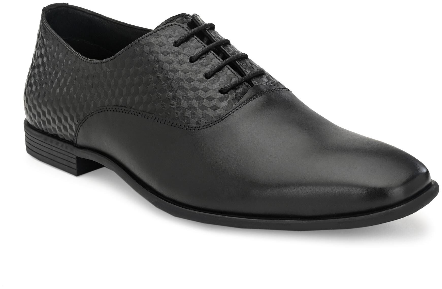 

UNDERROUTE Men Black Oxford Formal Shoes - 26021