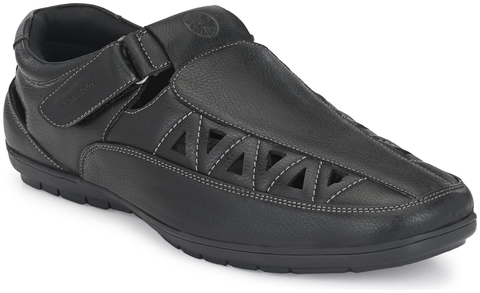 

UNDERROUTE Men Black Sandals