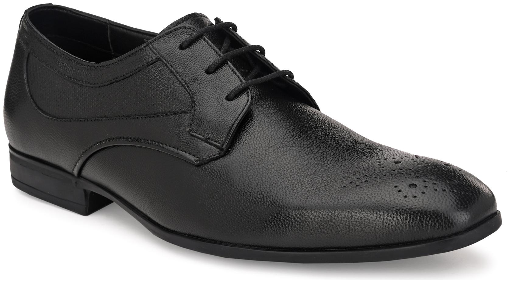 

UNDERROUTE Men Black Oxford Formal Shoes - 26011