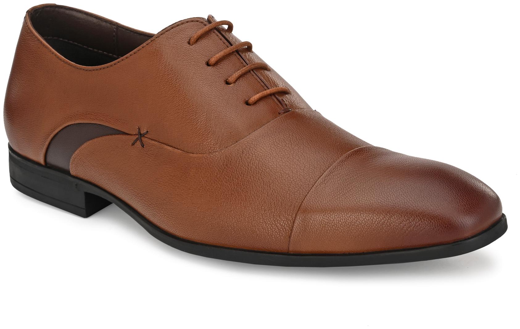 

UNDERROUTE Men Tan Oxford Formal Shoes - 23014